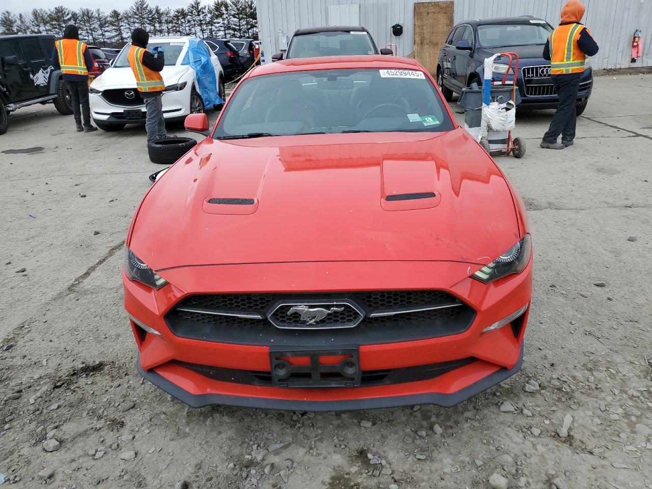 2019 Ford Mustang VIN 1FA6P8TH9K5132160 Copart auction photo, side damage thumbnail 5