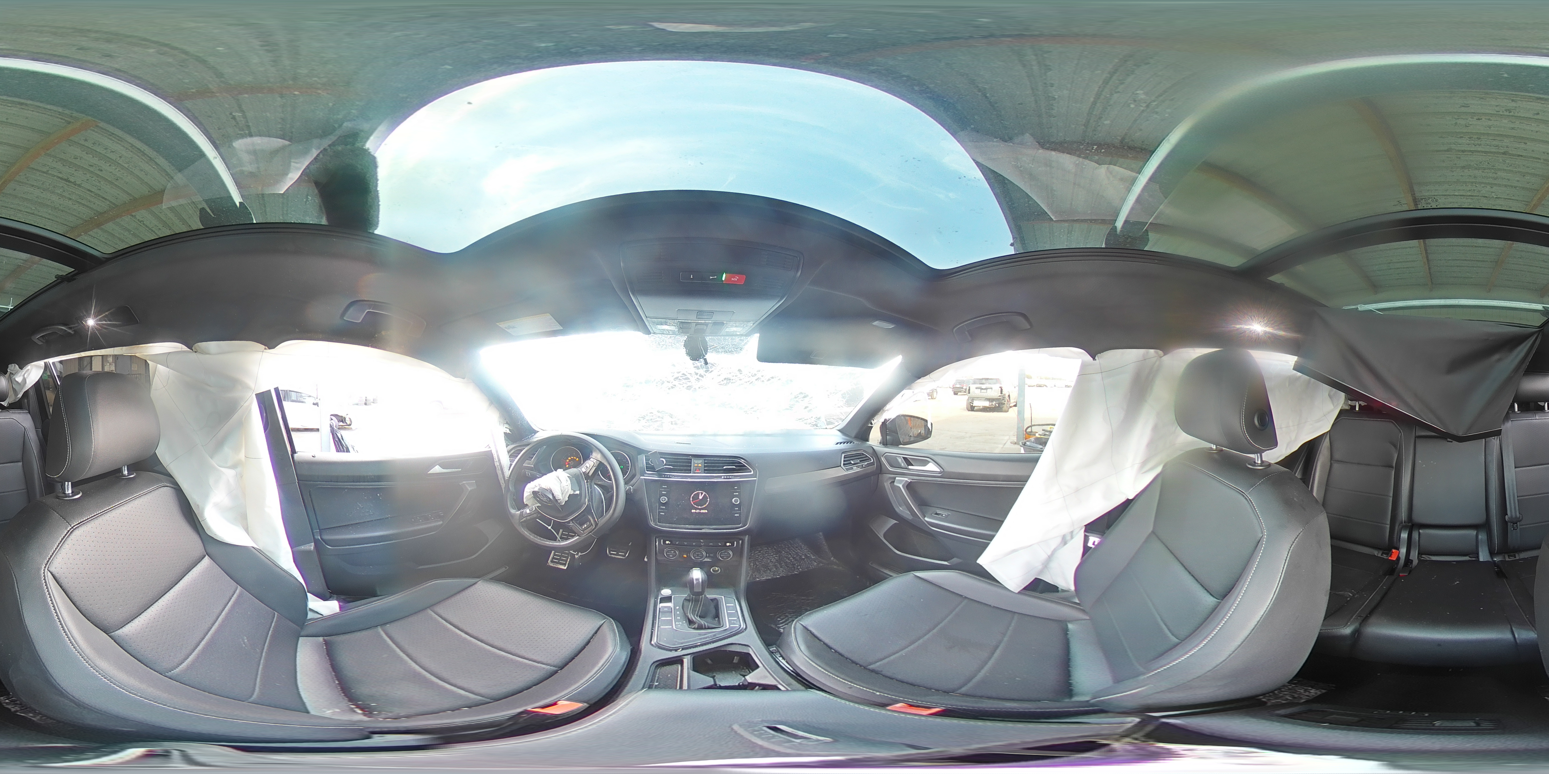 2021 Volkswagen Tiguan VIN 3VV3B7AX5MM154056 Copart auction photo, rollover damage thumbnail 13