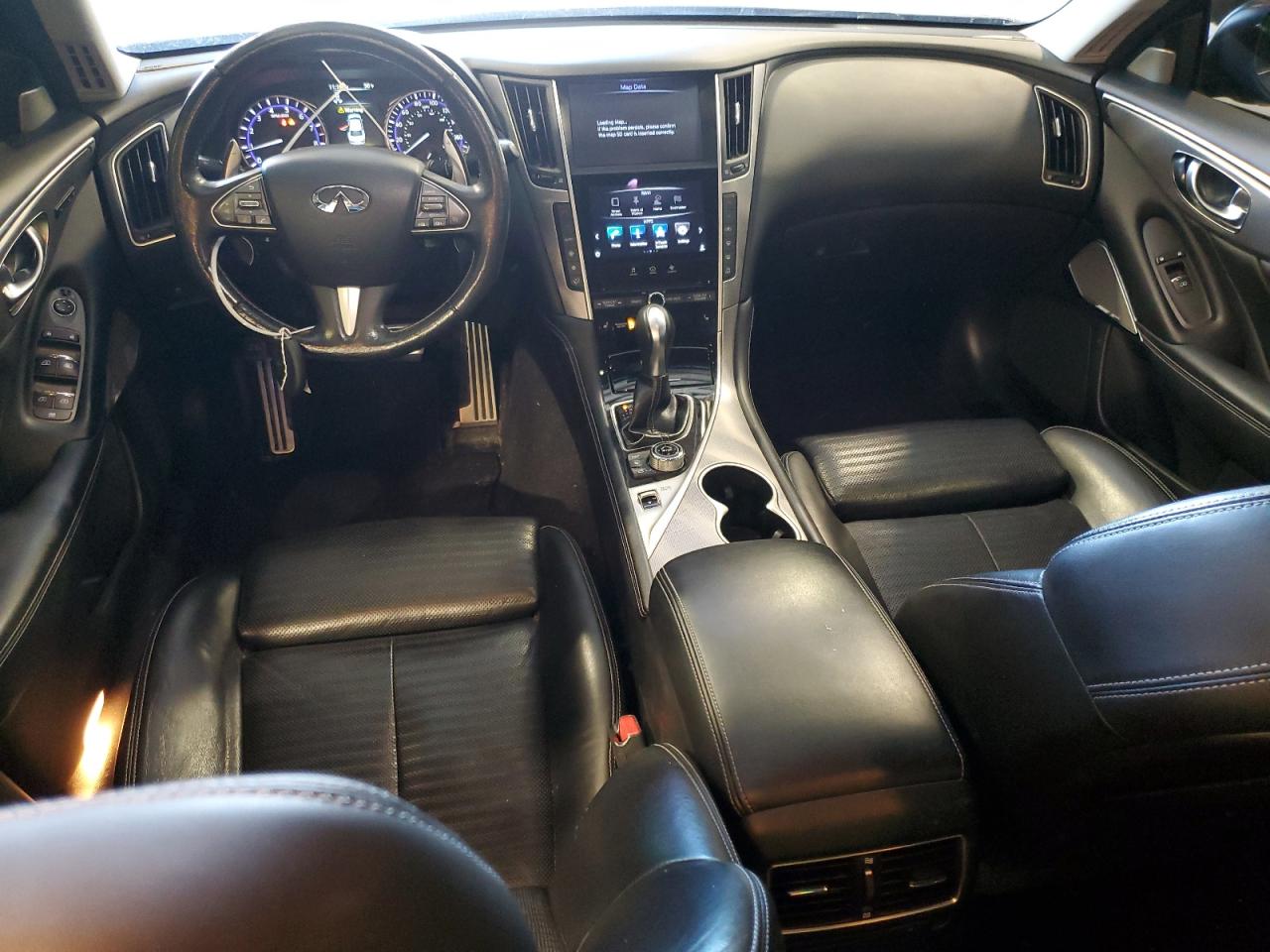 2017 Infiniti Q50 VIN JN1EV7AP3HM736871 Copart auction photo, front end damage thumbnail 8
