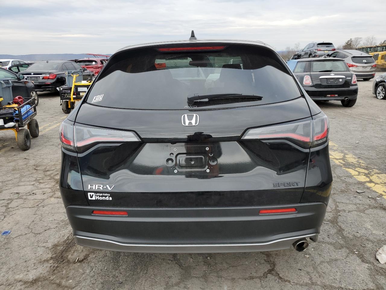 2023 Honda HR-V VIN 3CZRZ2H57PM727209 Copart auction photo, front end damage thumbnail 6