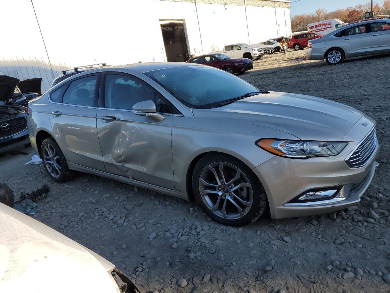 2017 Ford Fusion VIN 3FA6P0H91HR269196 Copart auction photo, front end / side damage thumbnail 4