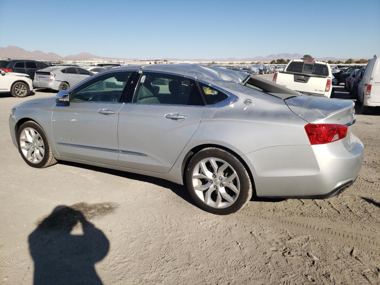 2017 Chevrolet Impala VIN 2G1145S30H9192544 Copart auction photo, top/roof damage thumbnail 2