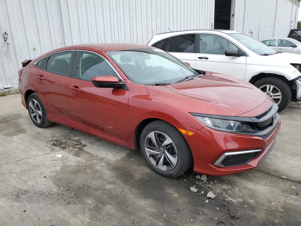 2019 Honda Civic VIN 19XFC2F66KE213506 Copart auction photo, rear end damage thumbnail 4