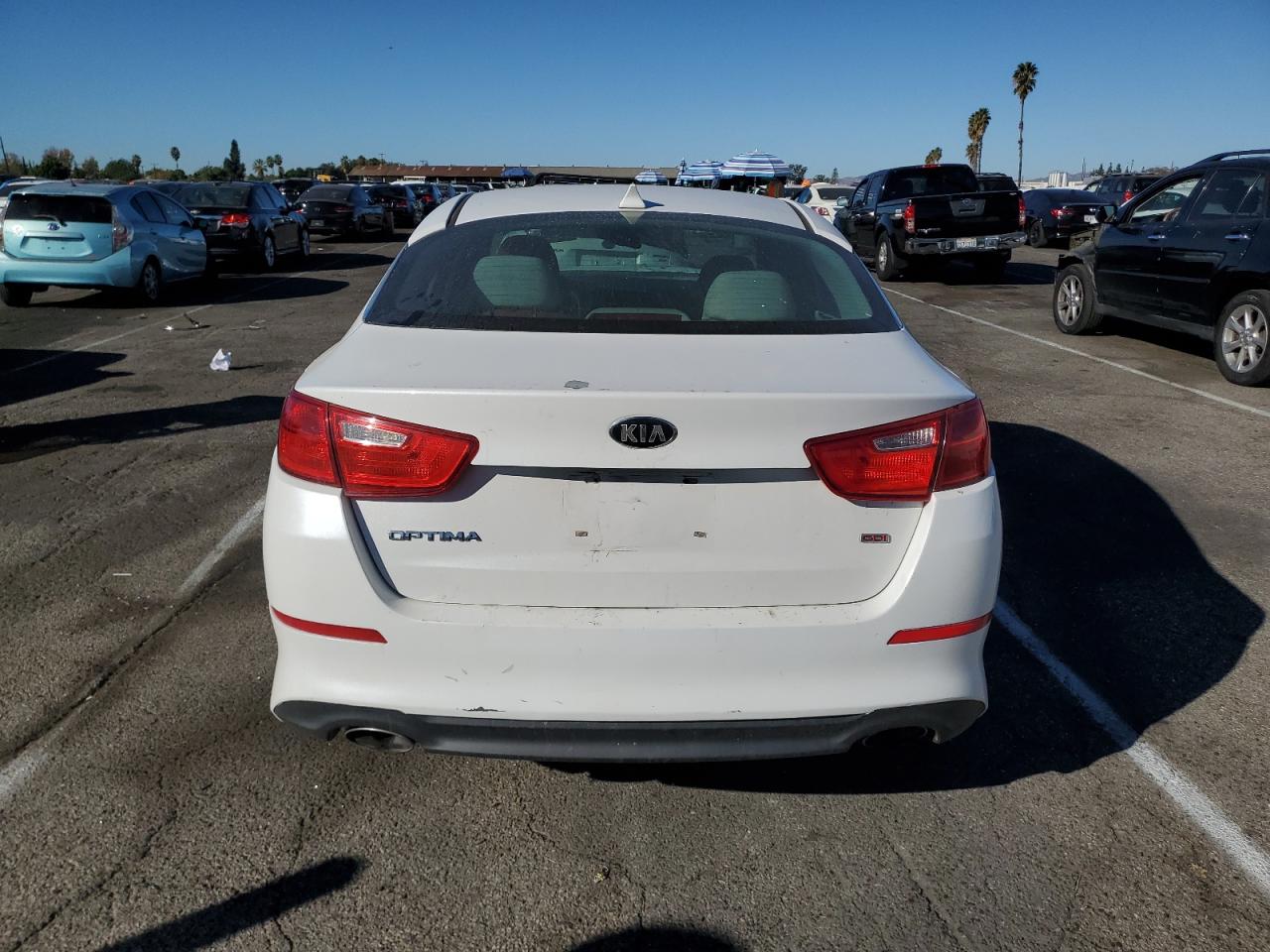 2015 KIA Optima VIN 5XXGM4A75FG494773 Copart auction photo, front end / minor dent/scratches damage thumbnail 6