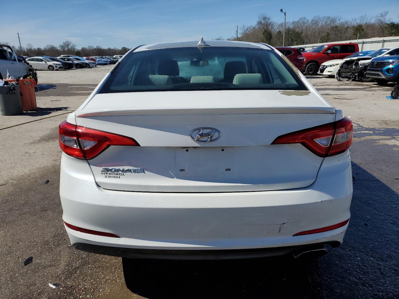 2016 Hyundai Sonata VIN 5NPE24AF6GH305316 Copart auction photo, side / front end damage thumbnail 6