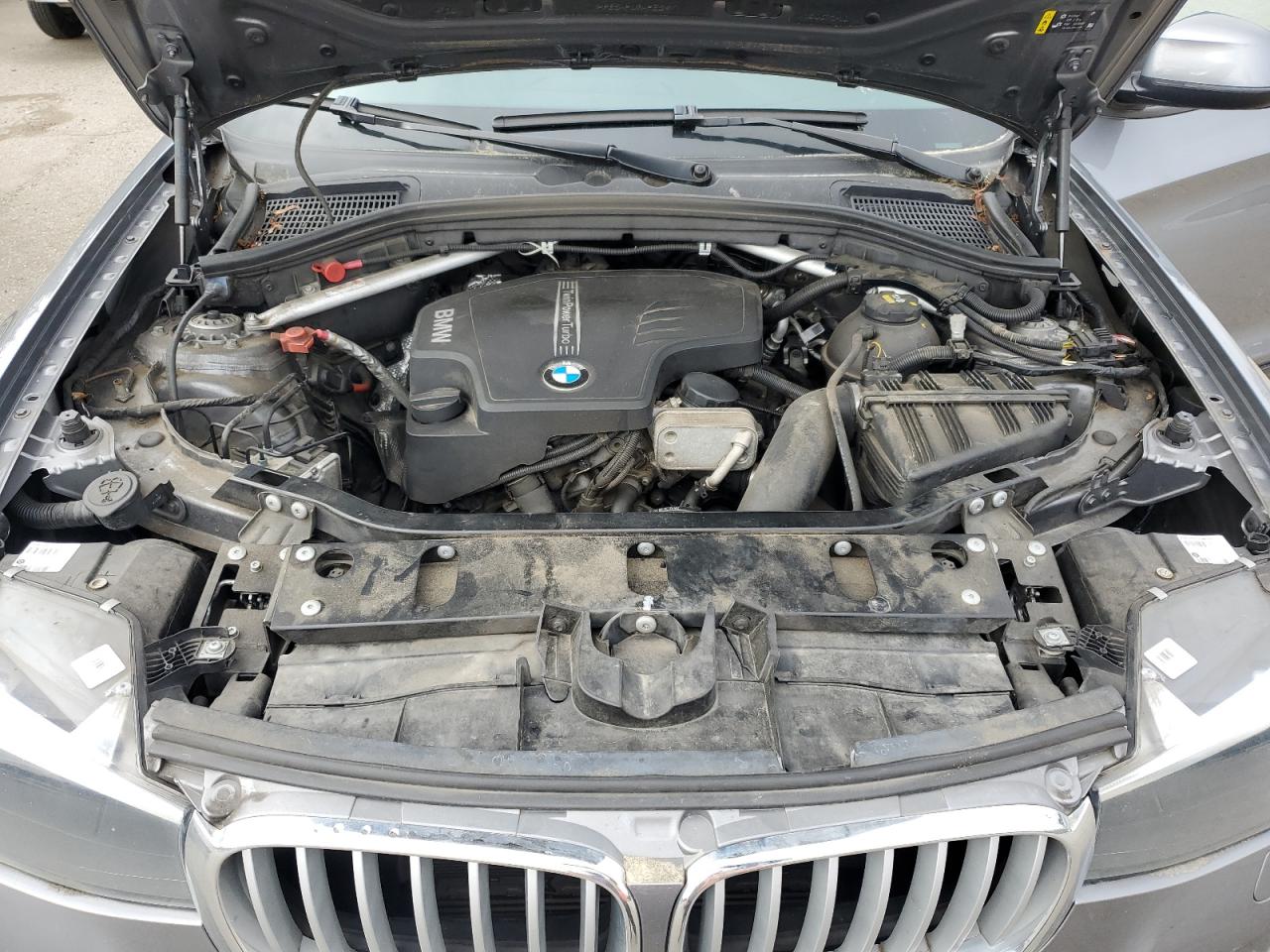 2017 BMW X3 VIN 5UXWX9C50H0D96445 Copart auction photo, front end damage thumbnail 12