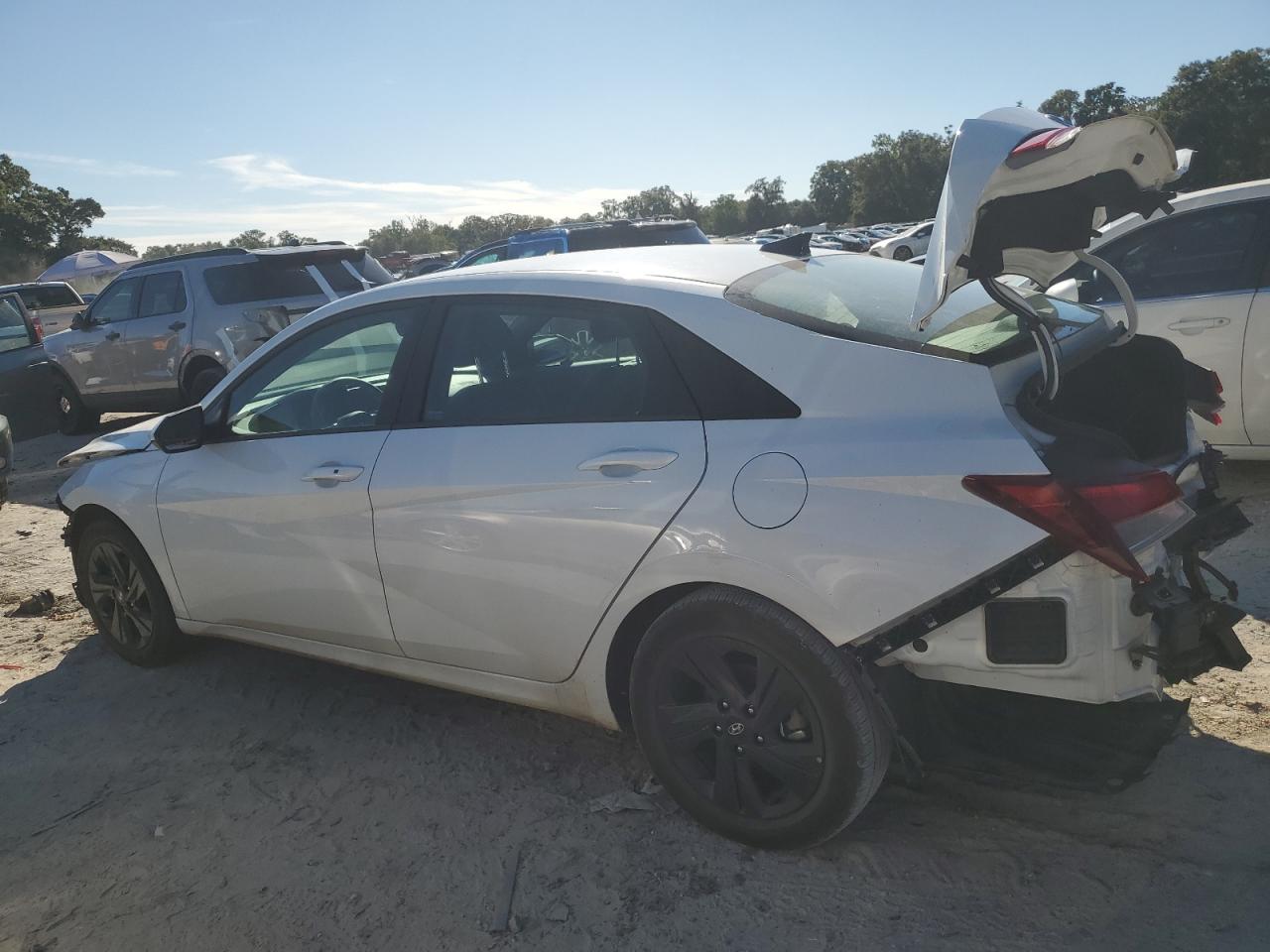 2022 Hyundai Elantra VIN 5NPLM4AG7NH072201 Copart auction photo, rear end / front end damage thumbnail 2