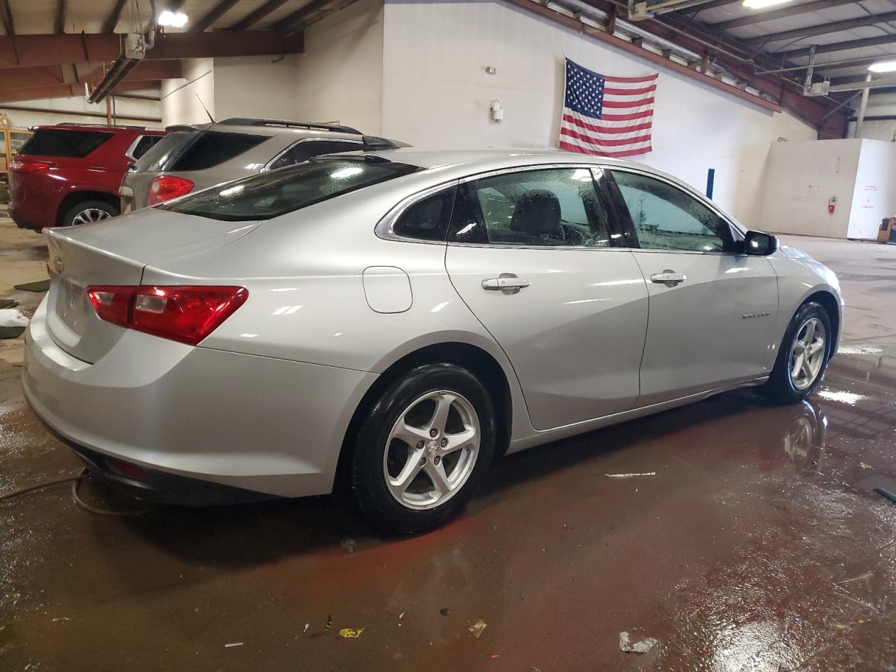 2018 Chevrolet Malibu VIN 1G1ZC5ST3JF287022 Copart auction photo, side damage thumbnail 3