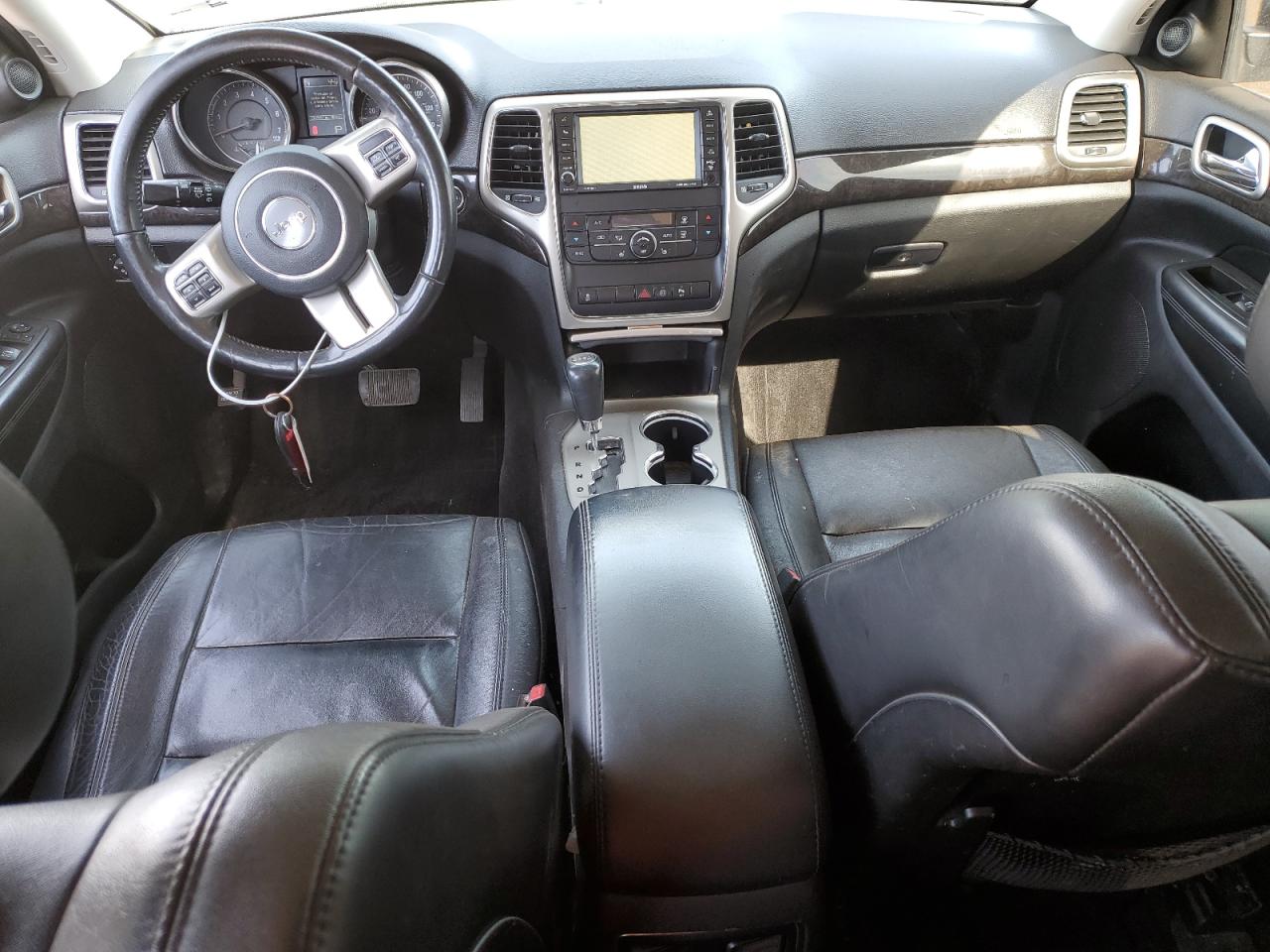 2012 Jeep Grand Cherokee VIN 1C4RJFAG7CC106760 Copart auction photo, rear end / front end damage thumbnail 8