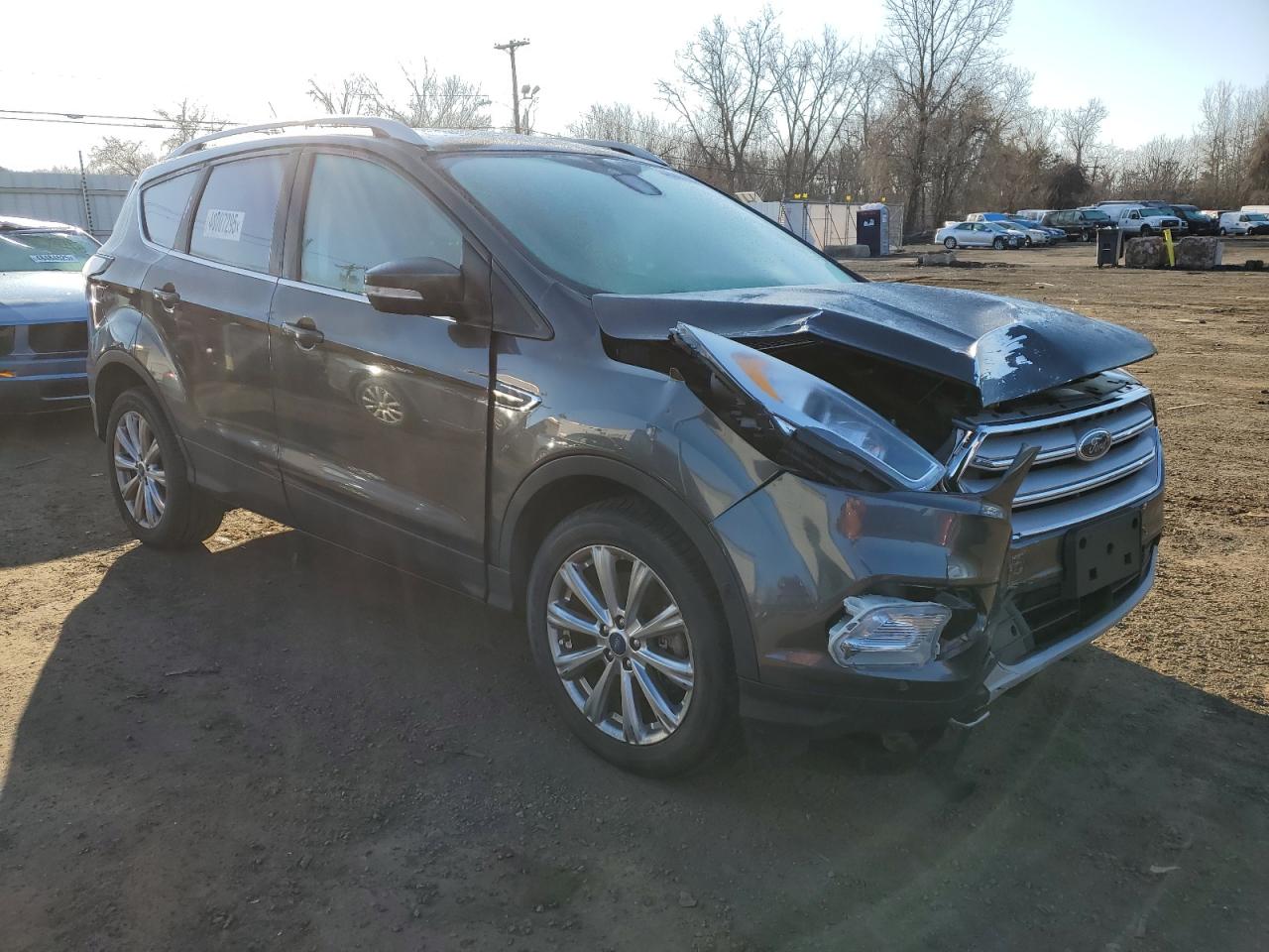 2018 Ford Escape VIN 1FMCU9J95JUC66266 Copart auction photo, front end damage thumbnail 4