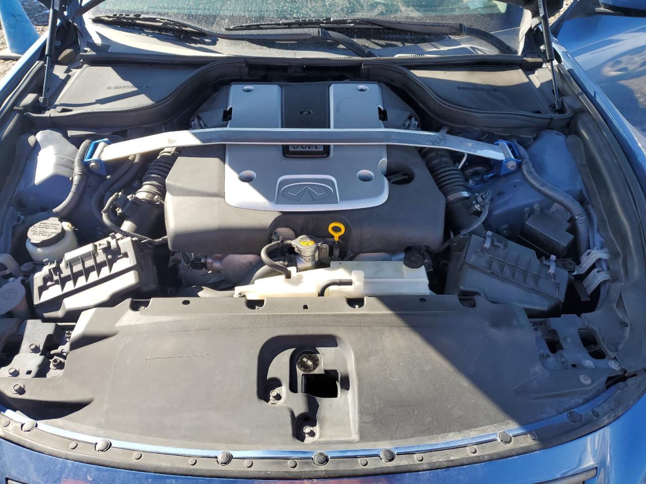2013 Infiniti G VIN JN1CV6EL5DM950246 Copart auction photo, side damage thumbnail 11