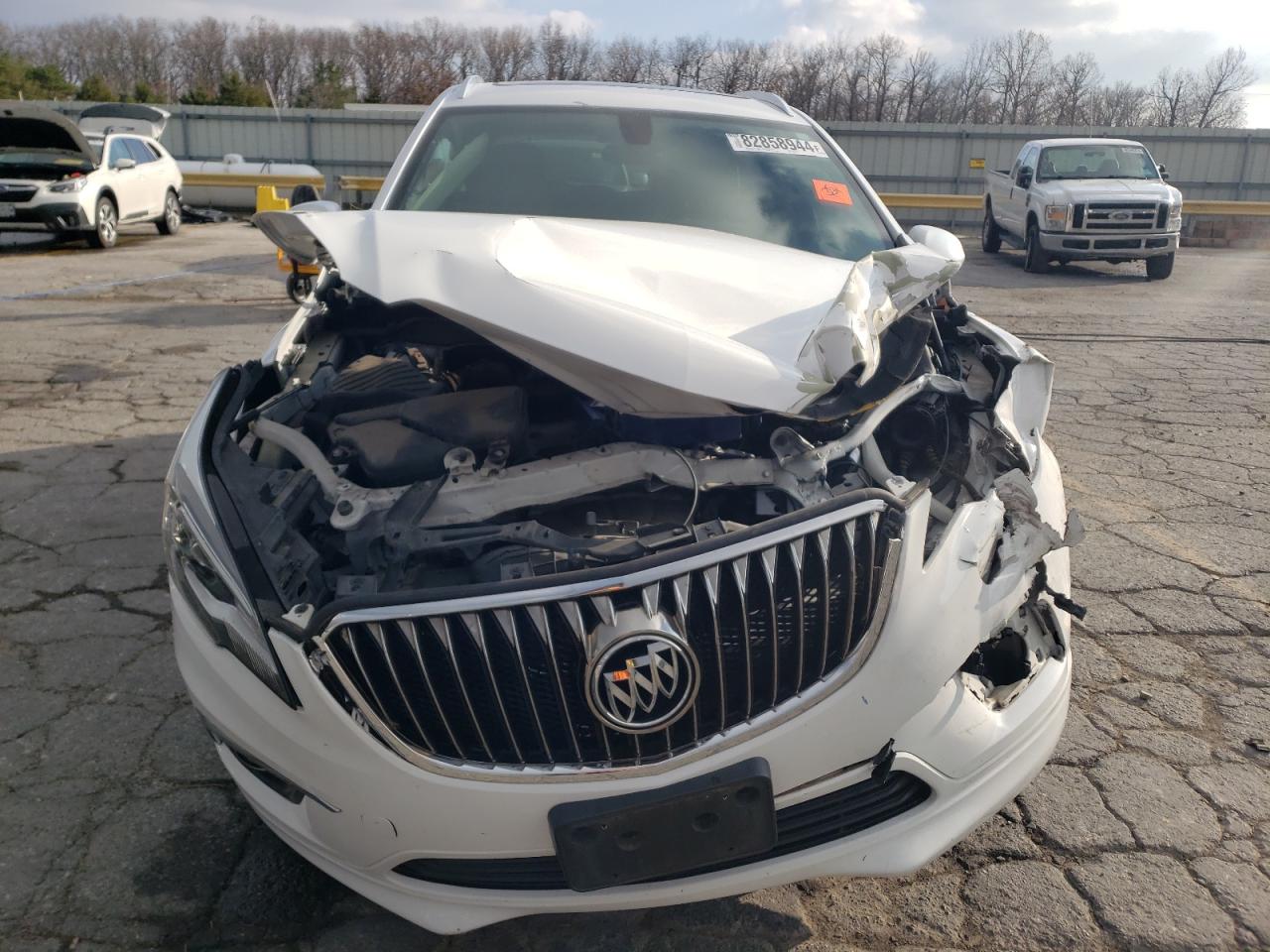 2017 Buick Envision VIN LRBFXBSA7HD102504 Copart auction photo, front end / hail damage thumbnail 5