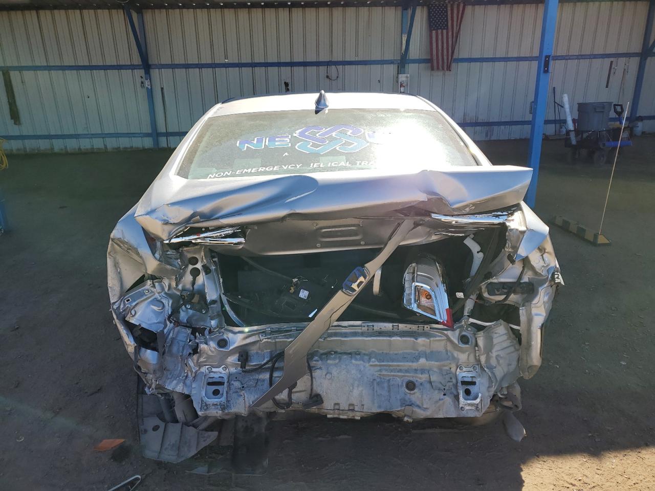 2021 Honda Accord VIN 1HGCV3F1XMA014456 Copart auction photo, rear end / front end damage thumbnail 6