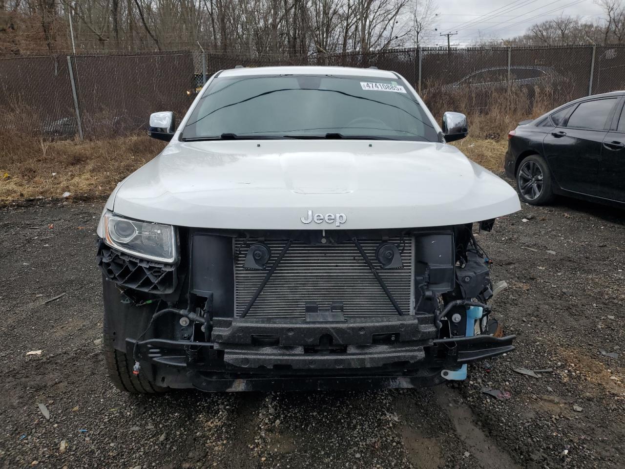 2016 Jeep Grand Cherokee VIN 1C4RJFBG6GC342238 Copart auction photo, front end / side damage thumbnail 5