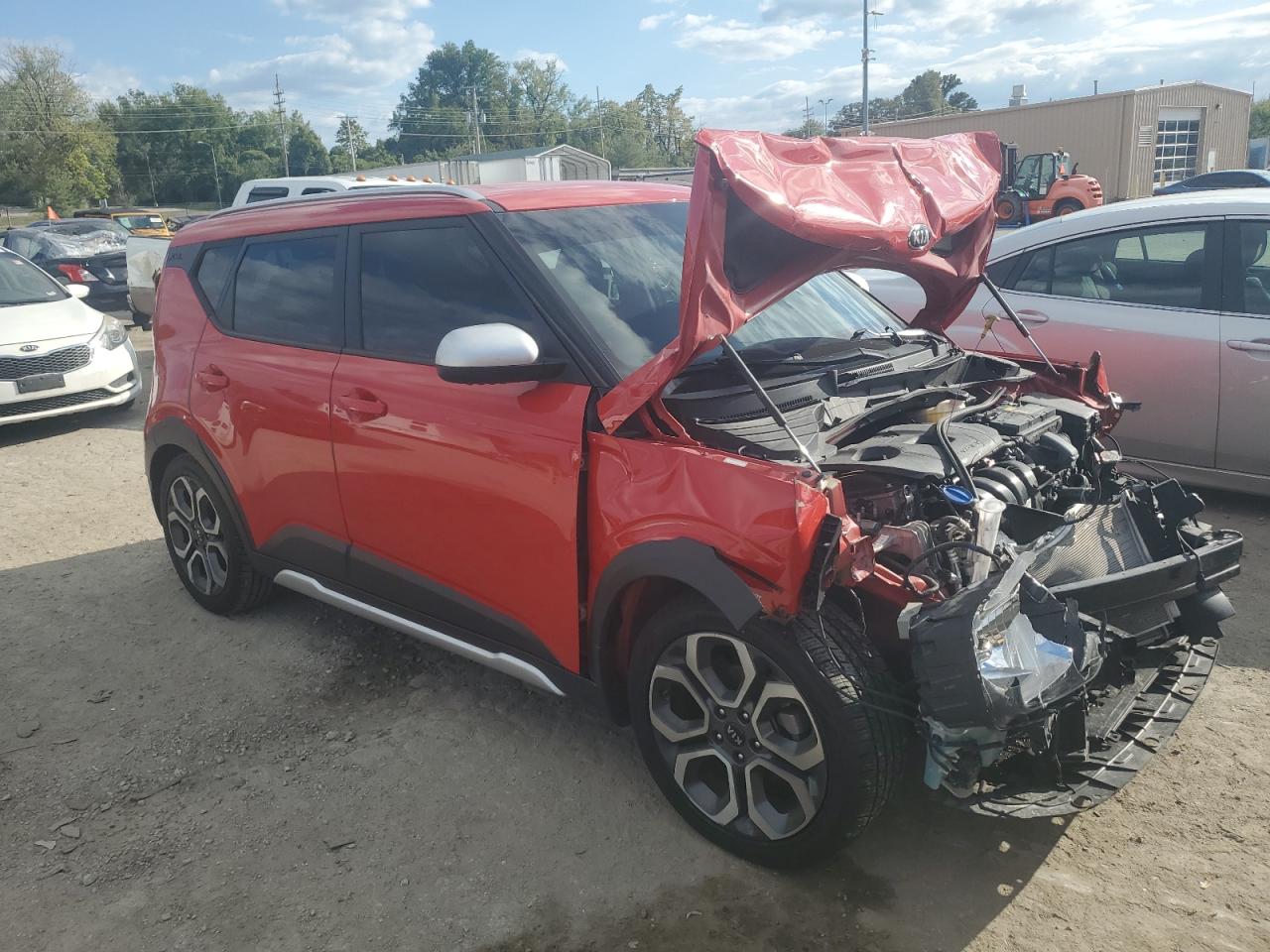 2020 KIA Soul VIN KNDJ23AU6L7123797 Copart auction photo, front end damage thumbnail 4