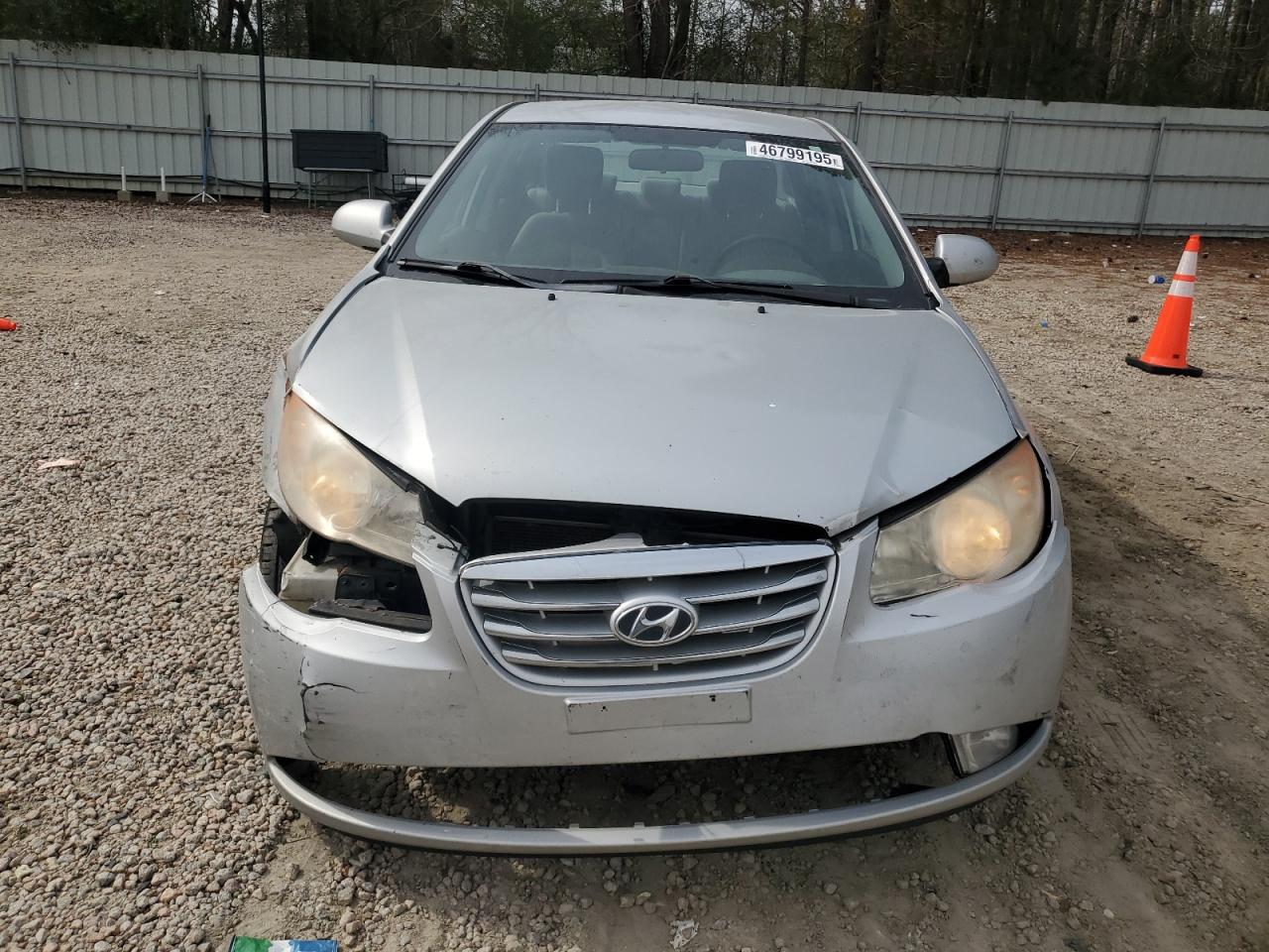 2010 Hyundai Elantra VIN KMHDU4AD8AU888002 Copart auction photo, front end / side damage thumbnail 5