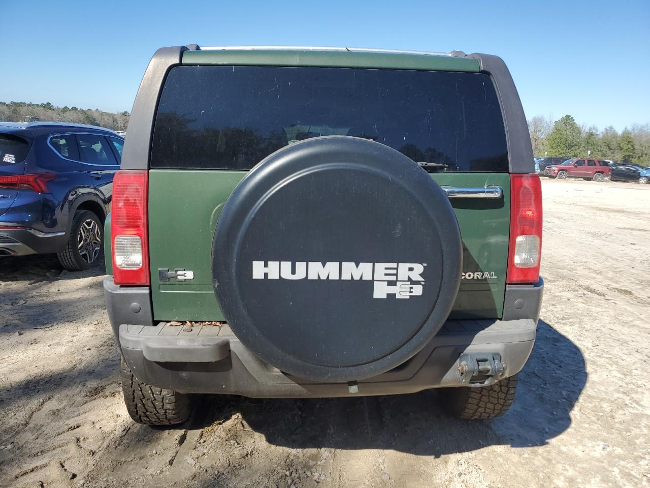 2006 Hummer H3 VIN 5GTDN136968101470 Copart auction photo, mechanical damage thumbnail 6