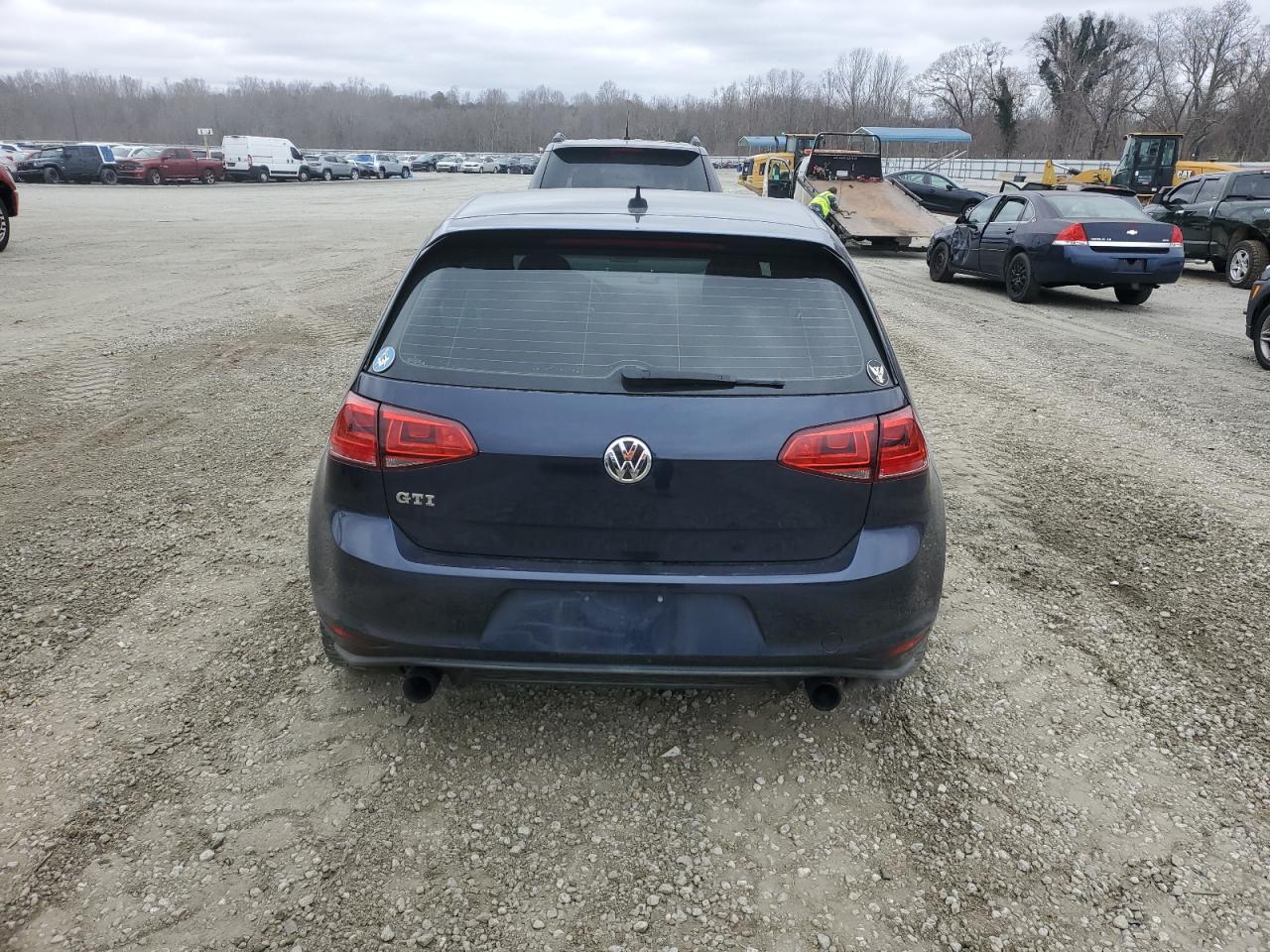 2015 Volkswagen GTI VIN 3VWTT7AU4FM078184 Copart auction photo, side damage thumbnail 6