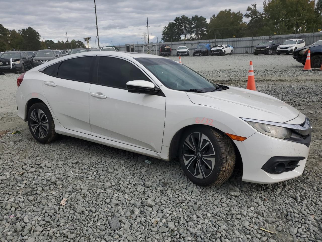 2016 Honda Civic VIN 19XFC1F78GE034104 Copart auction photo, all over damage thumbnail 4