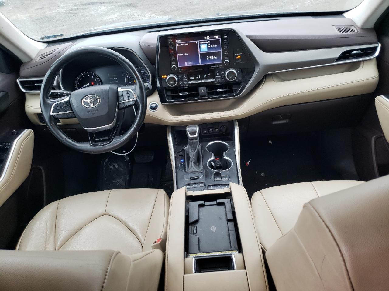 2020 Toyota Highlander VIN 5TDHZRBH0LS511869 Copart auction photo, front end damage thumbnail 8