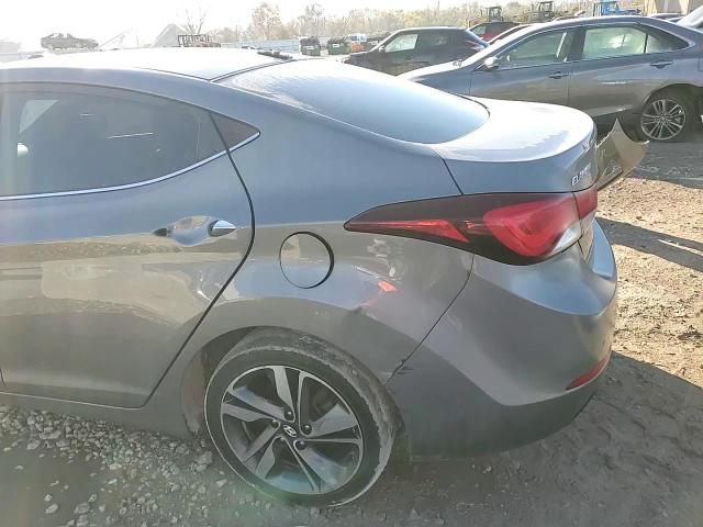 2014 Hyundai Elantra VIN 5NPDH4AE9EH473224 Copart auction photo, front end / undercarriage damage thumbnail 11