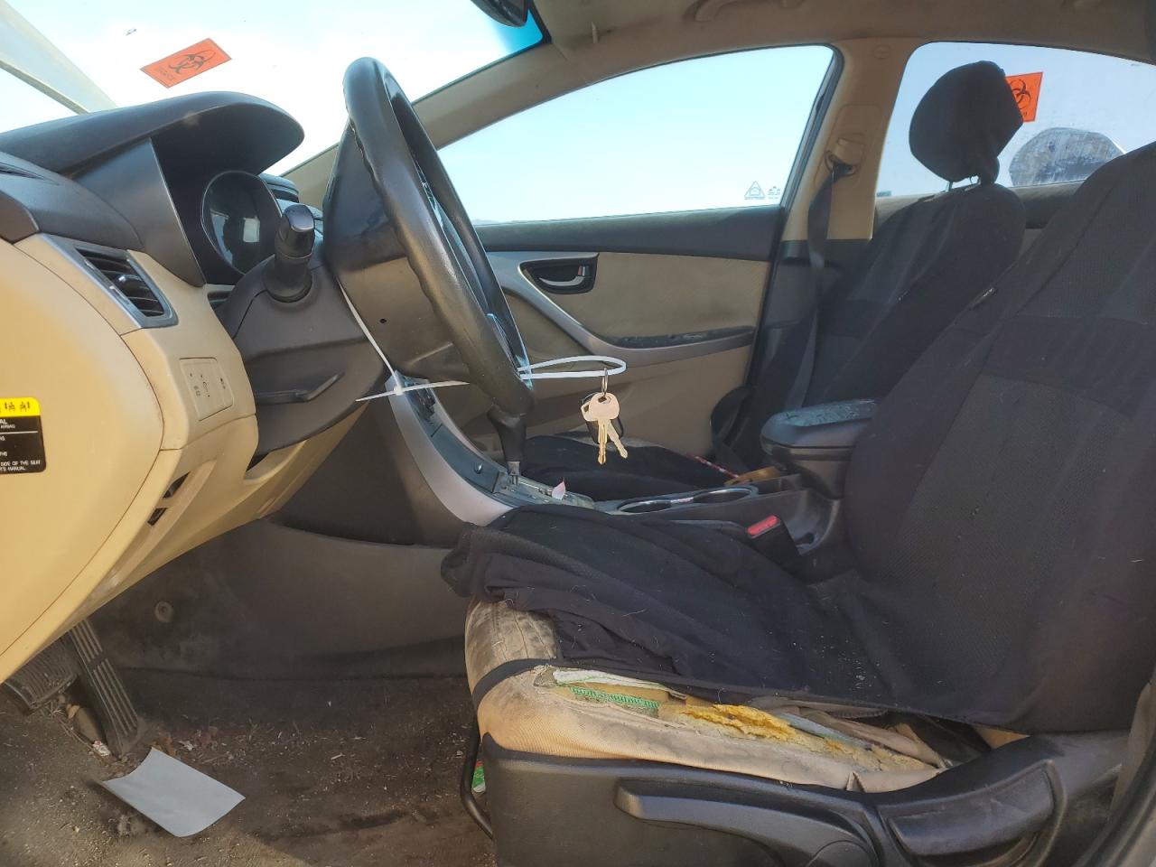 2013 Hyundai Elantra VIN 5NPDH4AE9DH302147 Copart auction photo, front end damage thumbnail 7