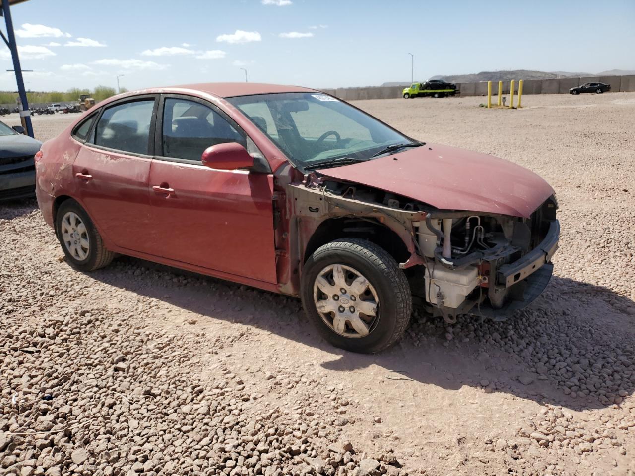 2007 Hyundai Elantra VIN KMHDU46D07U149210 Copart auction photo, front end damage thumbnail 4