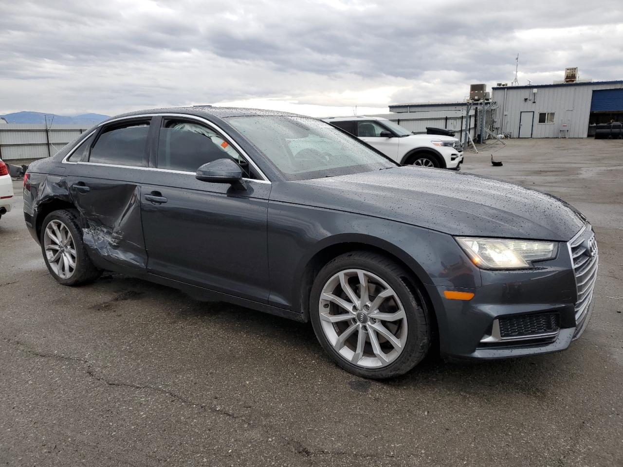 2019 Audi A4 VIN WAUGMAF44KN004865 Copart auction photo, side / rear end damage thumbnail 4