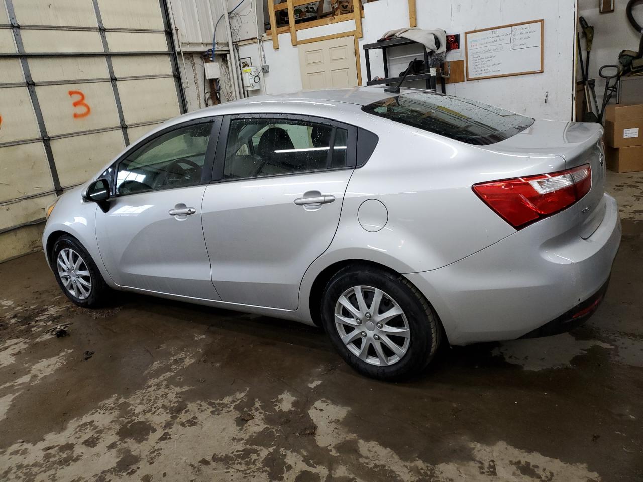 2012 KIA Rio VIN KNADM4A3XC6053504 Copart auction photo, minor dent/scratches damage thumbnail 2
