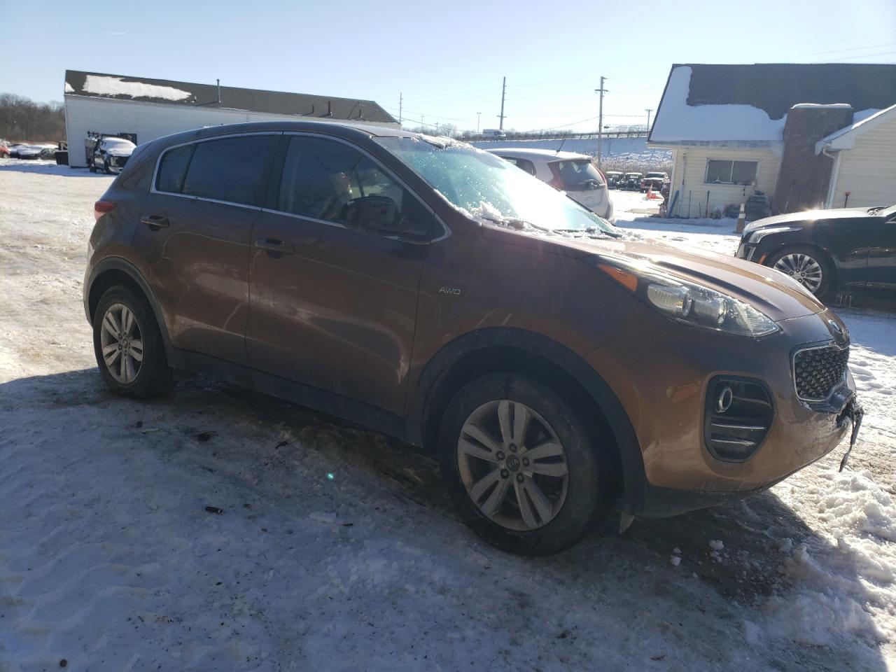 2018 KIA Sportage VIN KNDPMCAC2J7338957 Copart auction photo, rear end / side damage thumbnail 4