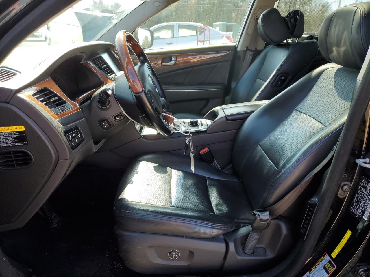 2014 Hyundai Equus VIN KMHGH4JH4EU076013 Copart auction photo, rear end / mechanical damage thumbnail 7
