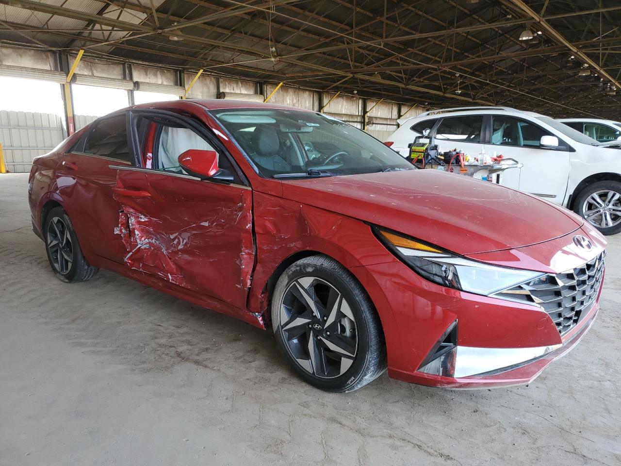 2023 Hyundai Elantra VIN KMHLP4AG0PU479269 Copart auction photo, side damage thumbnail 4