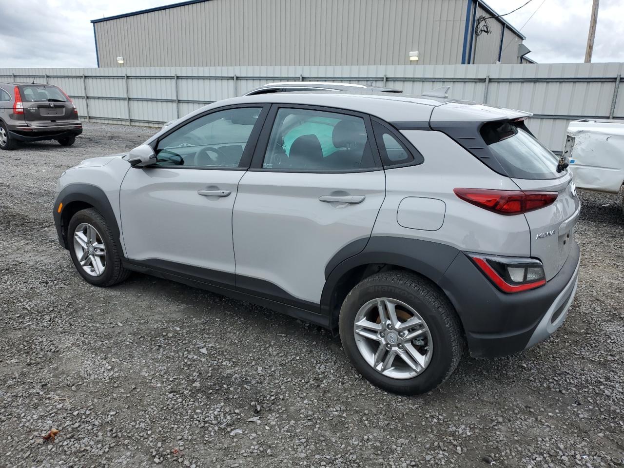2023 Hyundai Kona VIN KM8K22AB5PU035131 Copart auction photo, side / front end damage thumbnail 2