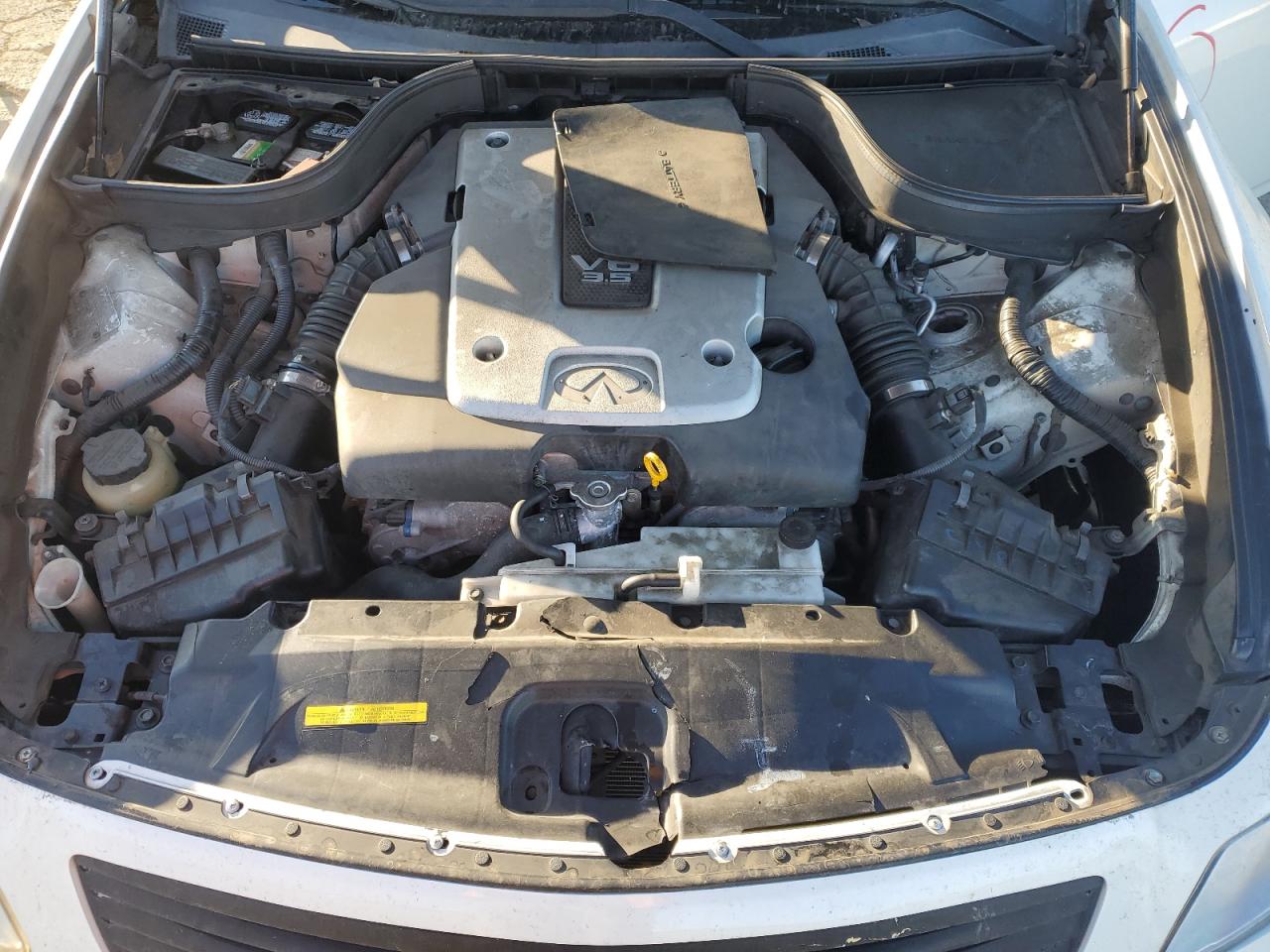 2008 Infiniti G VIN JNKBV61E88M223798 Copart auction photo, vandalism damage thumbnail 12