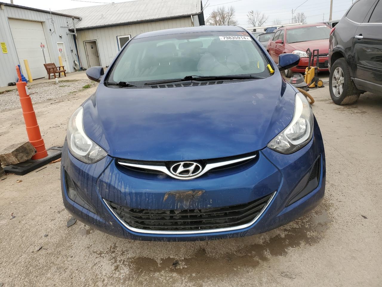 2015 Hyundai Elantra VIN 5NPDH4AE3FH602821 Copart auction photo, rear end / minor dent/scratches damage thumbnail 5