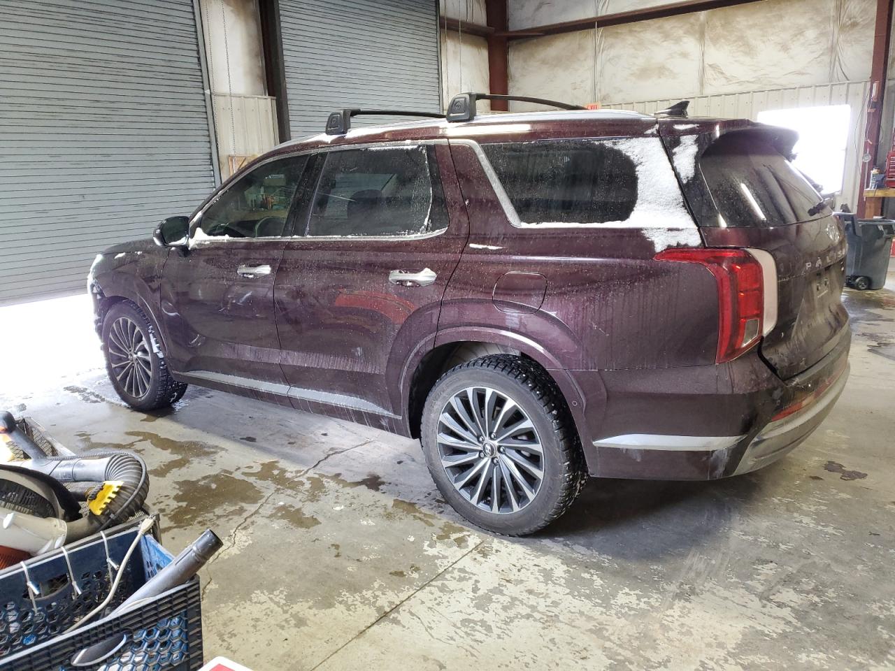 2023 Hyundai Palisade VIN KM8R7DGE1PU547546 Copart auction photo, front end / minor dent/scratches damage thumbnail 2