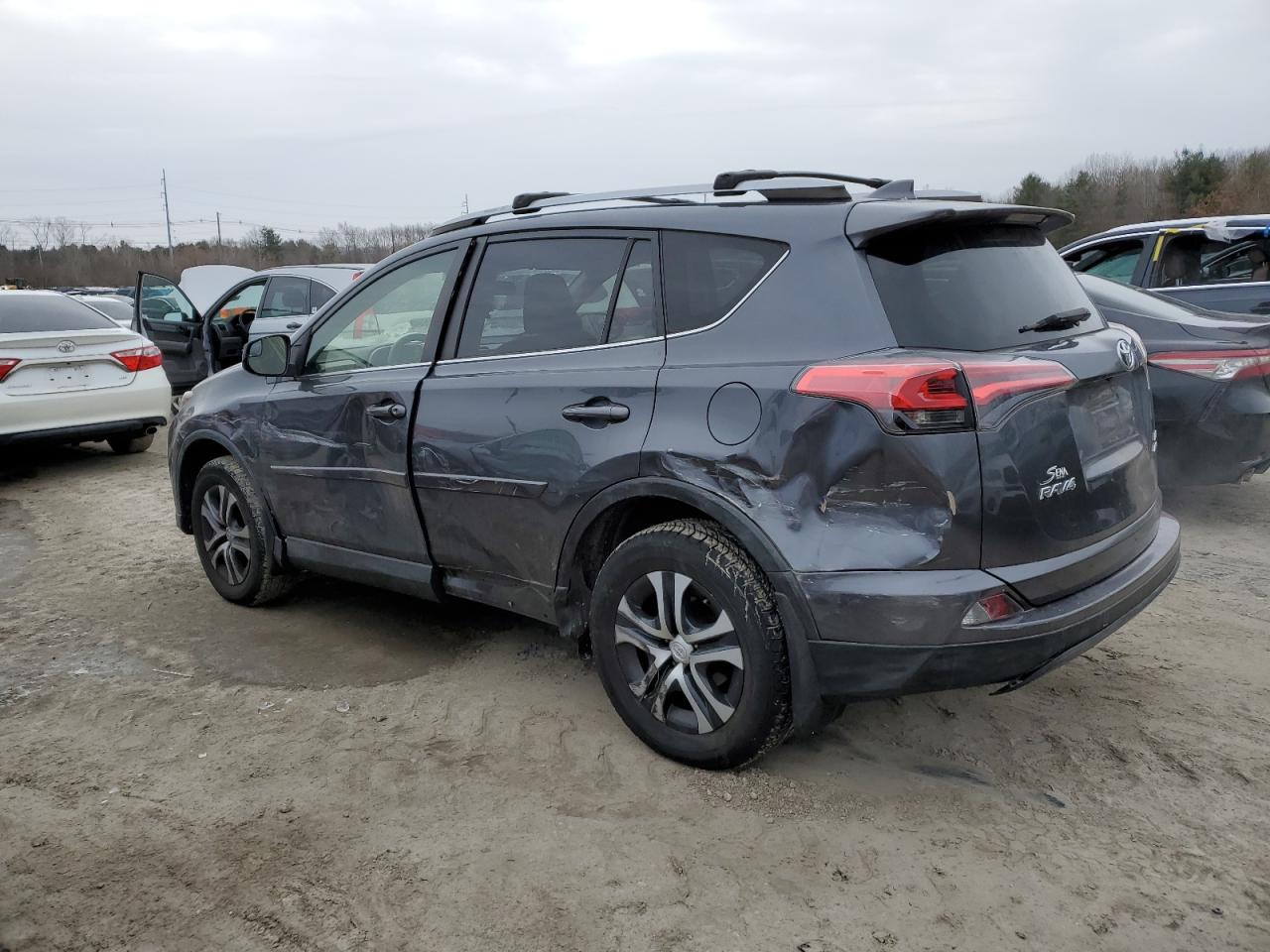 2017 Toyota RAV 4 VIN JTMBFREV9HD218037 Copart auction photo, side damage thumbnail 2