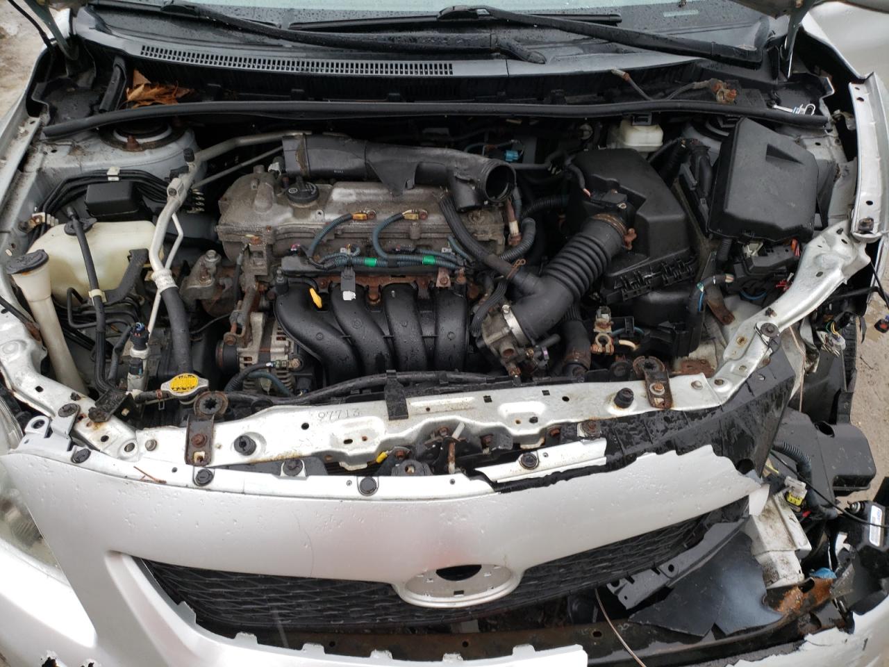 2010 Toyota Corolla VIN 2T1BU4EE6AC325185 Copart auction photo, front end / rear end damage thumbnail 11