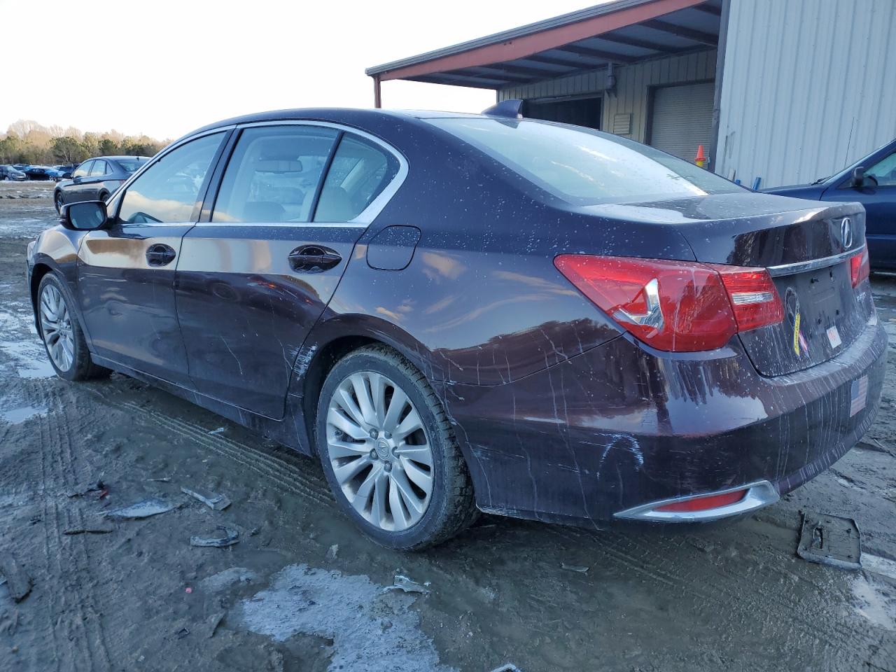 2015 Acura RLX VIN JH4KC1F5XFC001297 Copart auction photo, side / minor dent/scratches damage thumbnail 2