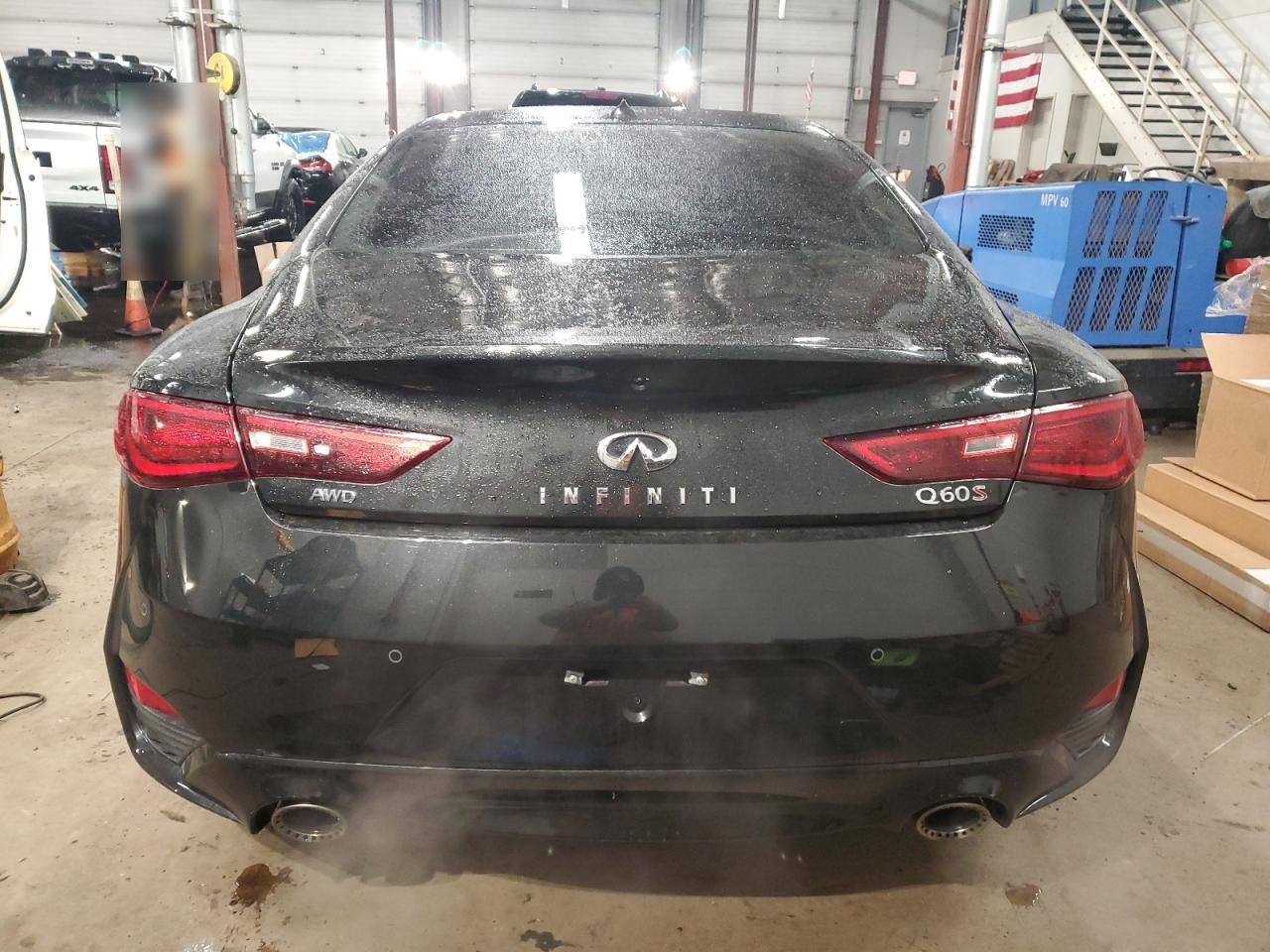 2021 Infiniti Q60 VIN JN1FV7LL0MM560404 Copart auction photo, side damage thumbnail 6