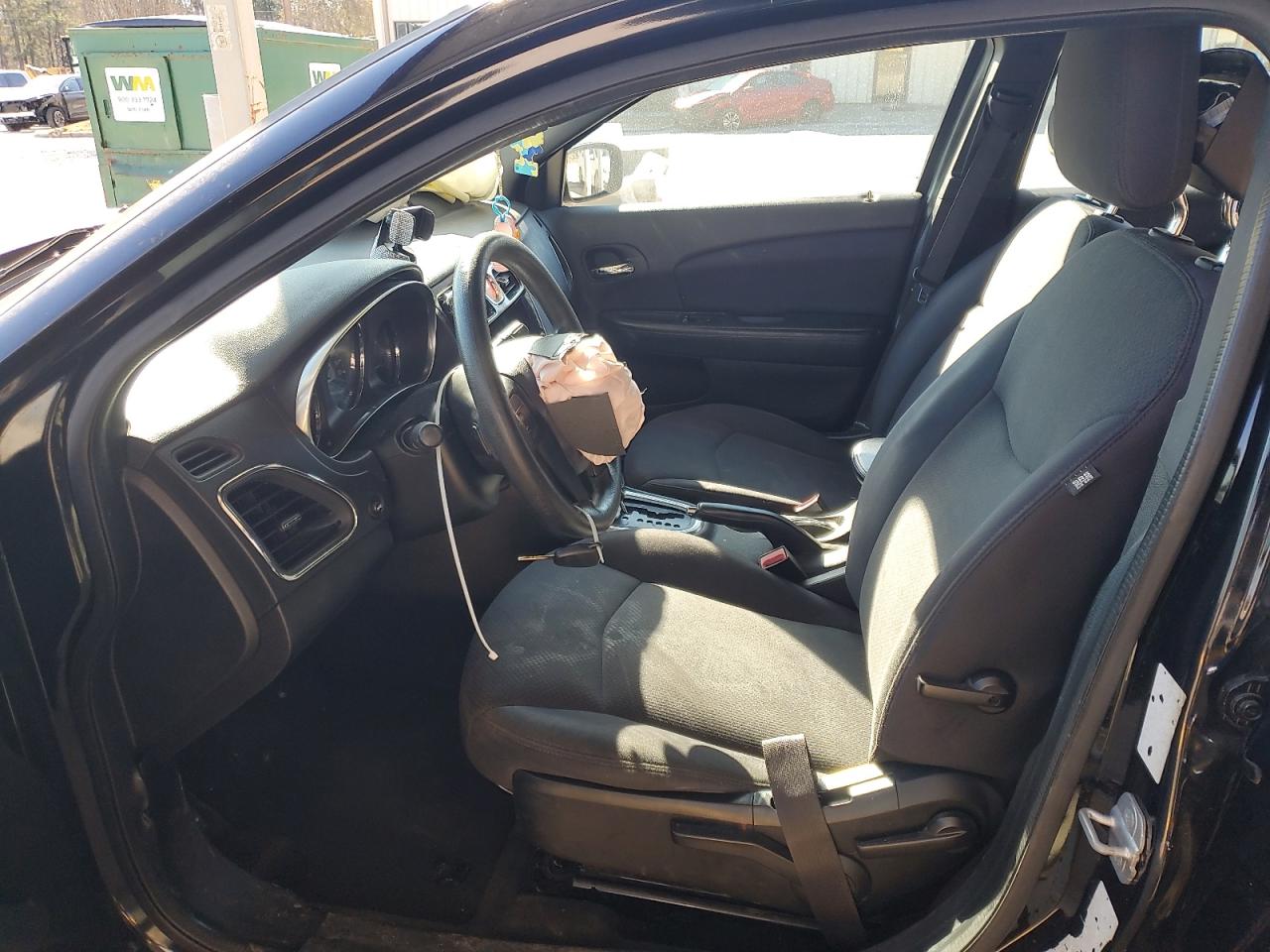 2013 Chrysler 200 VIN 1C3CCBAB1DN733395 Copart auction photo, frame damage / front end damage thumbnail 7