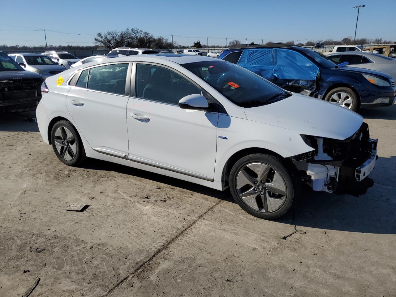 2020 Hyundai IONIQ VIN KMHC85LC7LU209737 Copart auction photo, water/flood / front end damage thumbnail 4