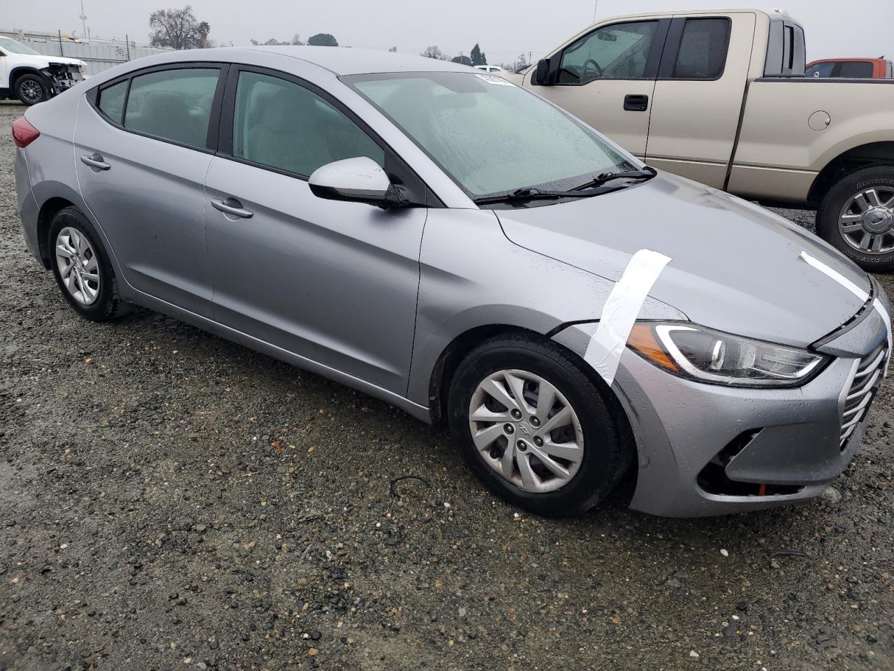 2017 Hyundai Elantra VIN 5NPD74LF1HH087541 Copart auction photo, front end / side damage thumbnail 4