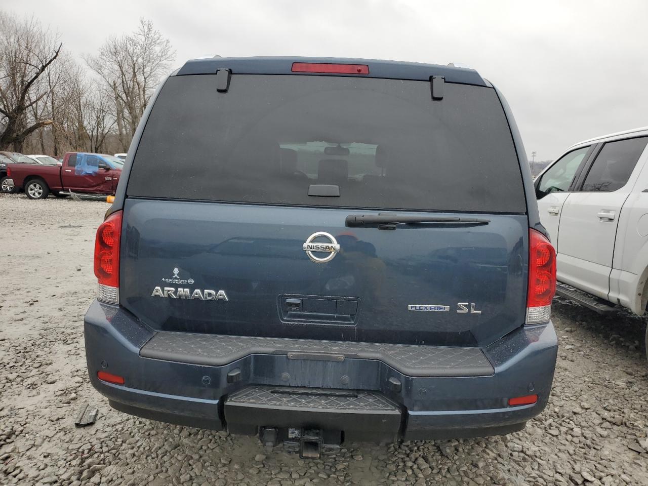 2015 Nissan Armada VIN 5N1BA0NC1FN615320 Copart auction photo, all over / front end damage thumbnail 6