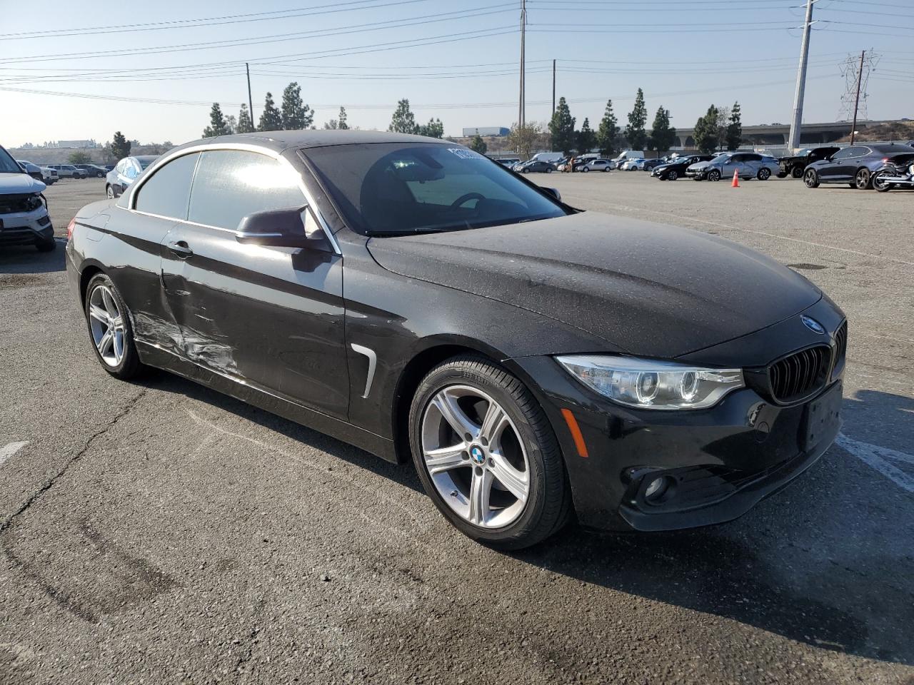 2015 BMW 4er VIN WBA3V7C53F5A24500 Copart auction photo, side damage thumbnail 4