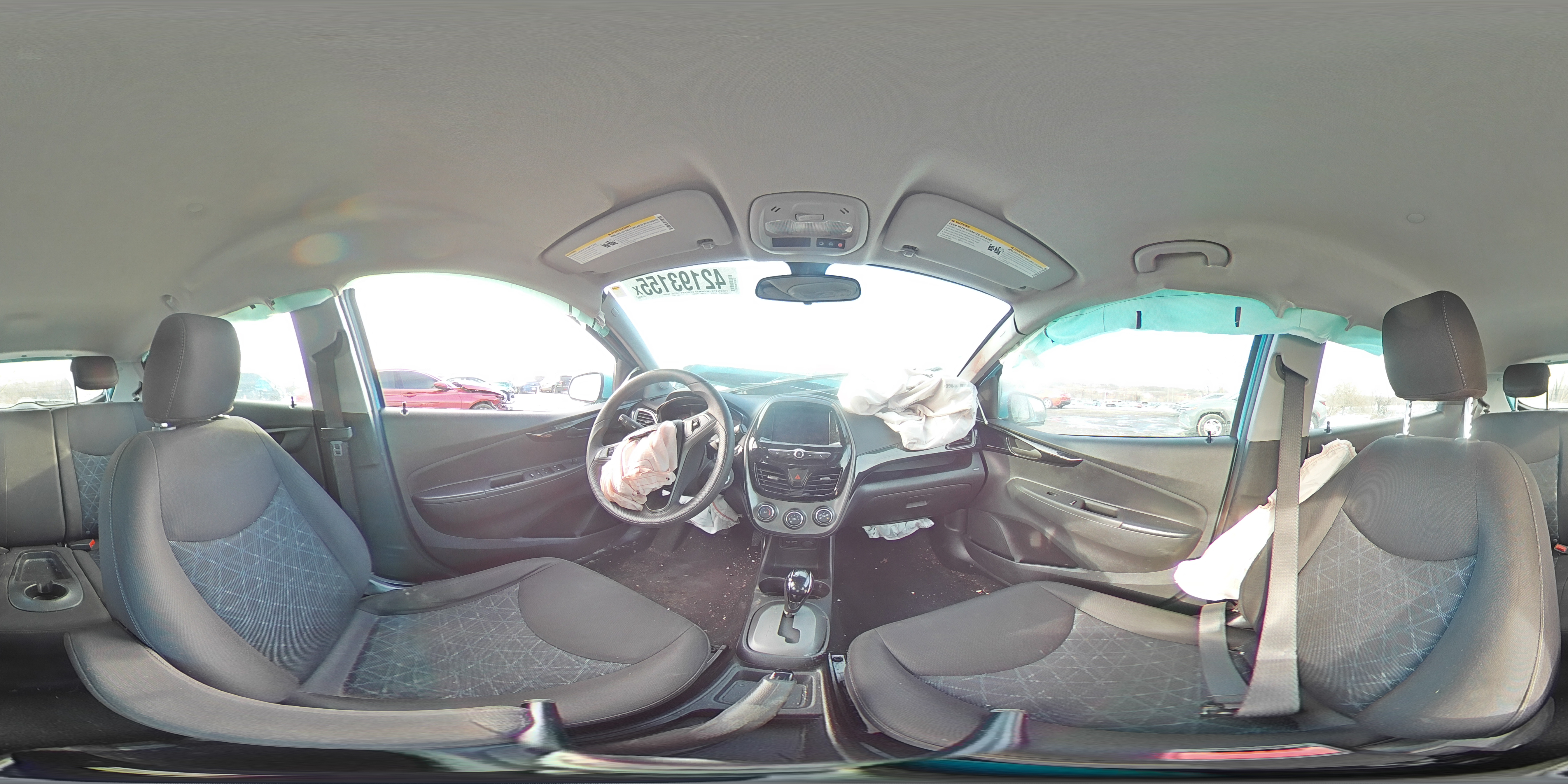 2021 Chevrolet Spark VIN KL8CD6SA3MC736678 Copart auction photo, front end / side damage thumbnail 12
