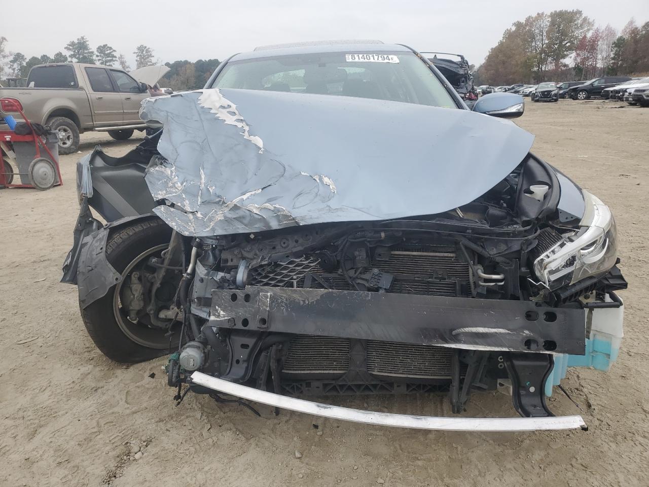 2017 Infiniti Q50 VIN JN1EV7AP8HM731200 Copart auction photo, front end damage thumbnail 5