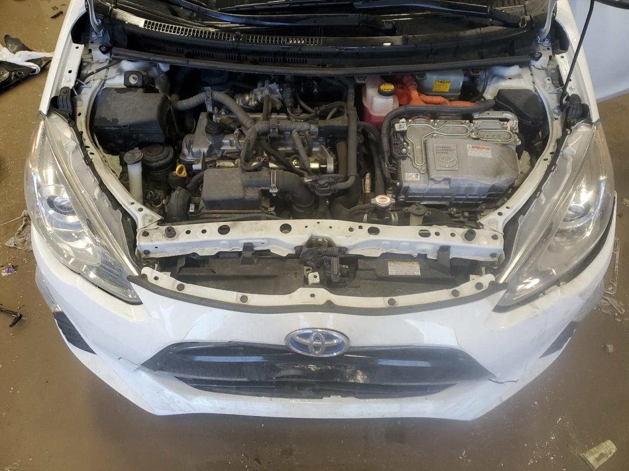2016 Toyota Prius VIN JTDKDTB34G1136755 Copart auction photo, rear end / front end damage thumbnail 11