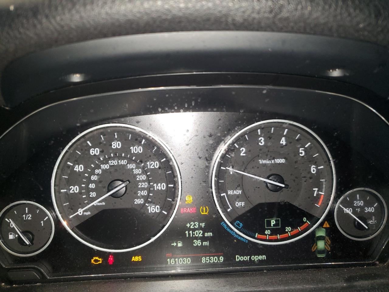 2014 BMW 3er VIN WBA3A5C52EP601114 Copart auction photo, front end / side damage thumbnail 9