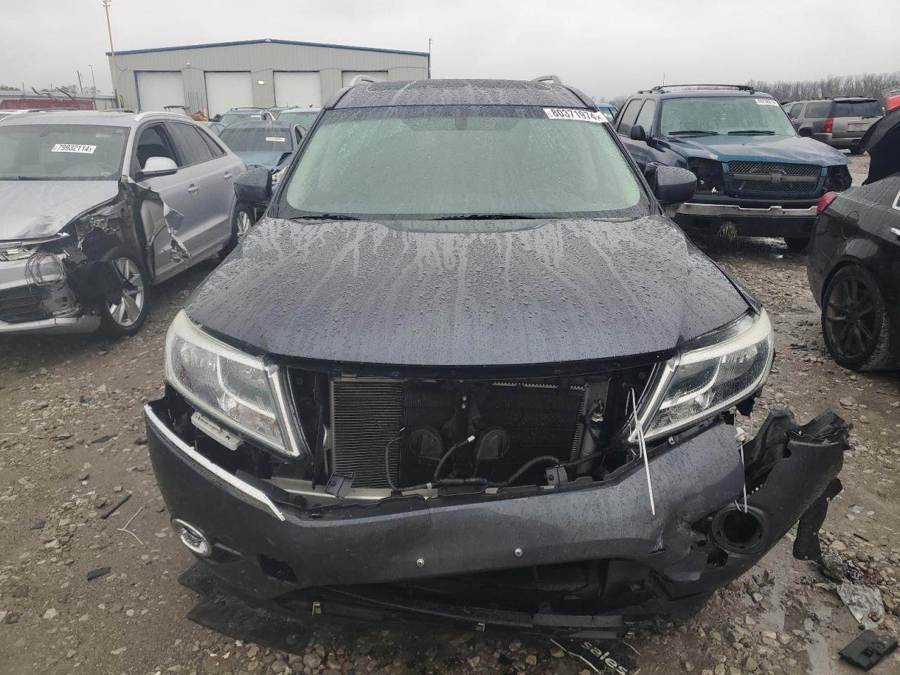 2014 Nissan Pathfinder VIN 5N1CR2MM7EC658539 Copart auction photo, front end damage thumbnail 5